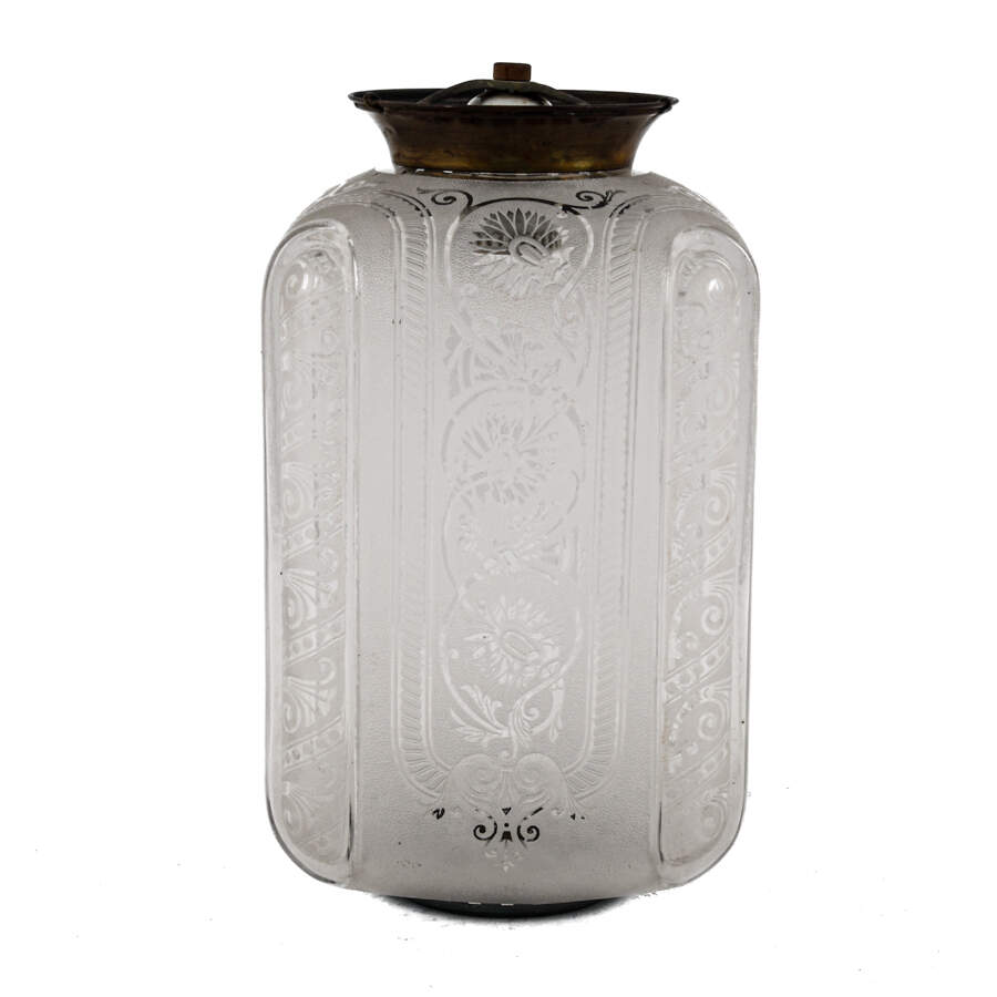 Antique Acid Etched Hanging Light-1