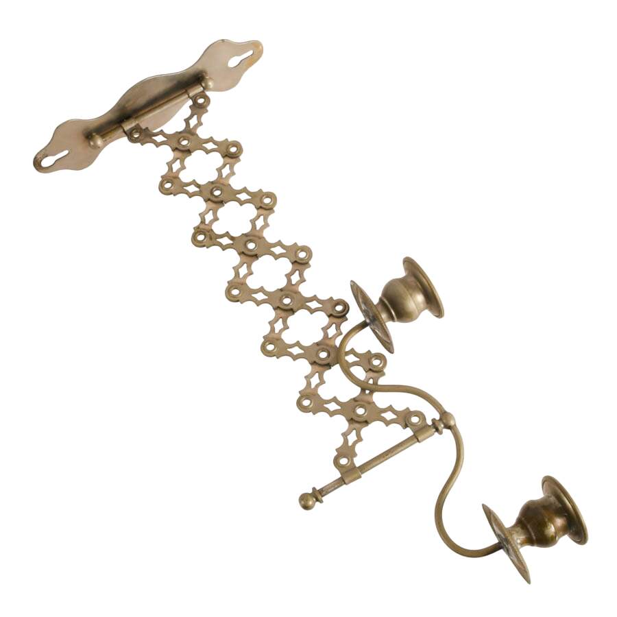 Candle Wall Sconce with Pineapple Snuffer-6