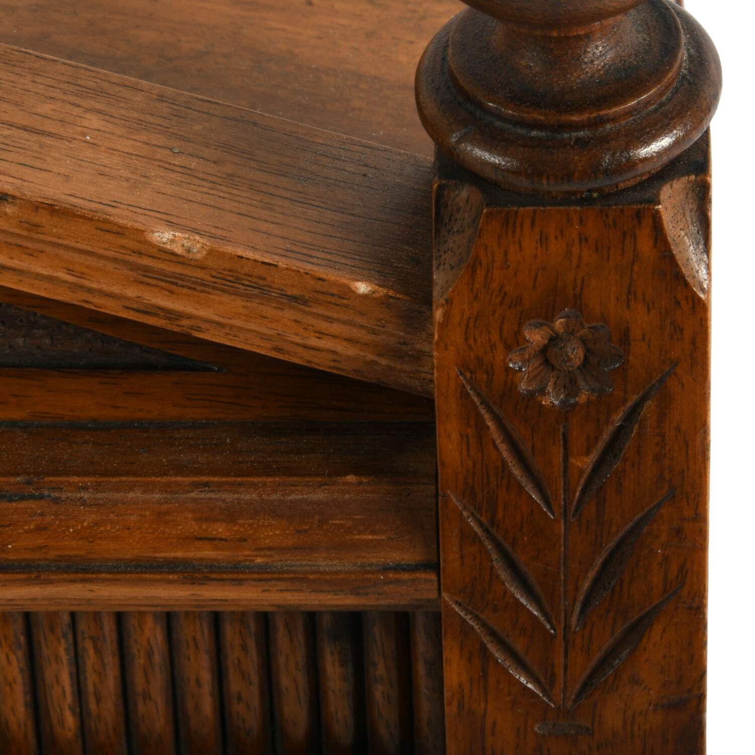 Antique Winterhalder & Hofmeier Oak Mantel Clock-12
