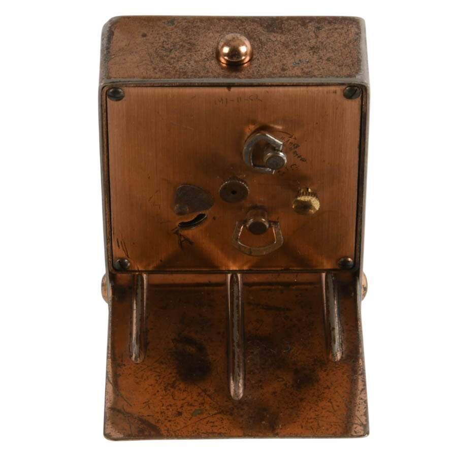 Jaegar Art Deco Two-Day Travel Alarm Clock-5