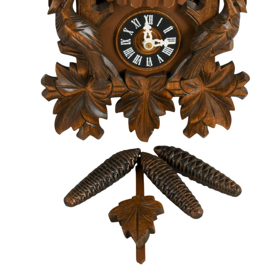 Black Forest German Cuckoo Clock with Thorens Movement-5