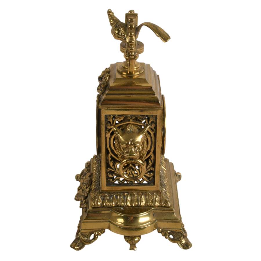 Antique French Gilt Bronze Carriage Clock Case-6