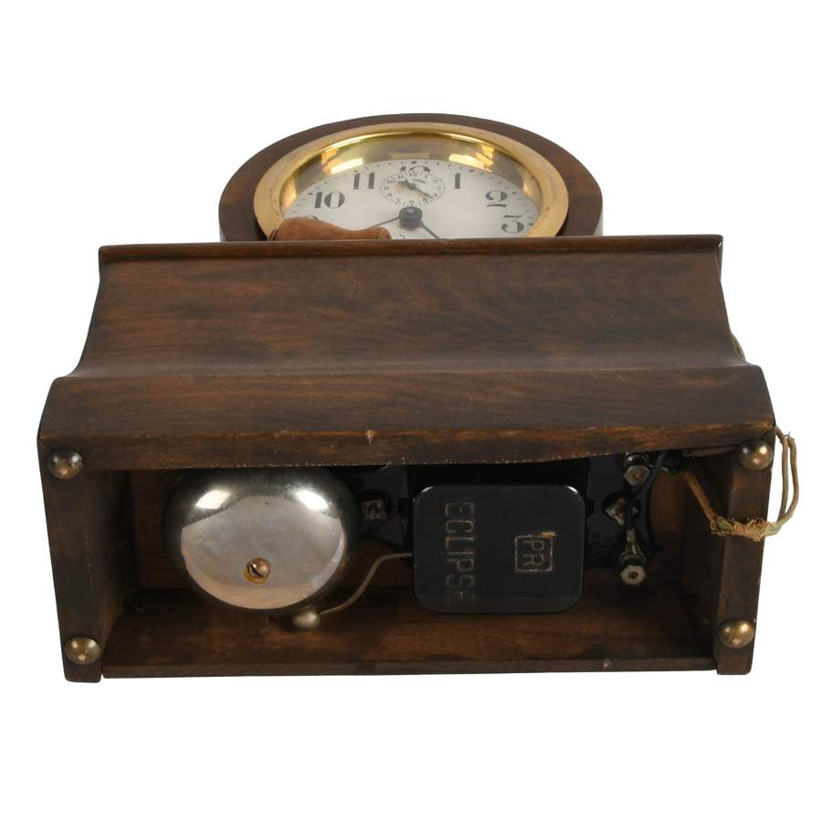 Antique "Dittco" Wooden Cased Electric Alarm Clock-9