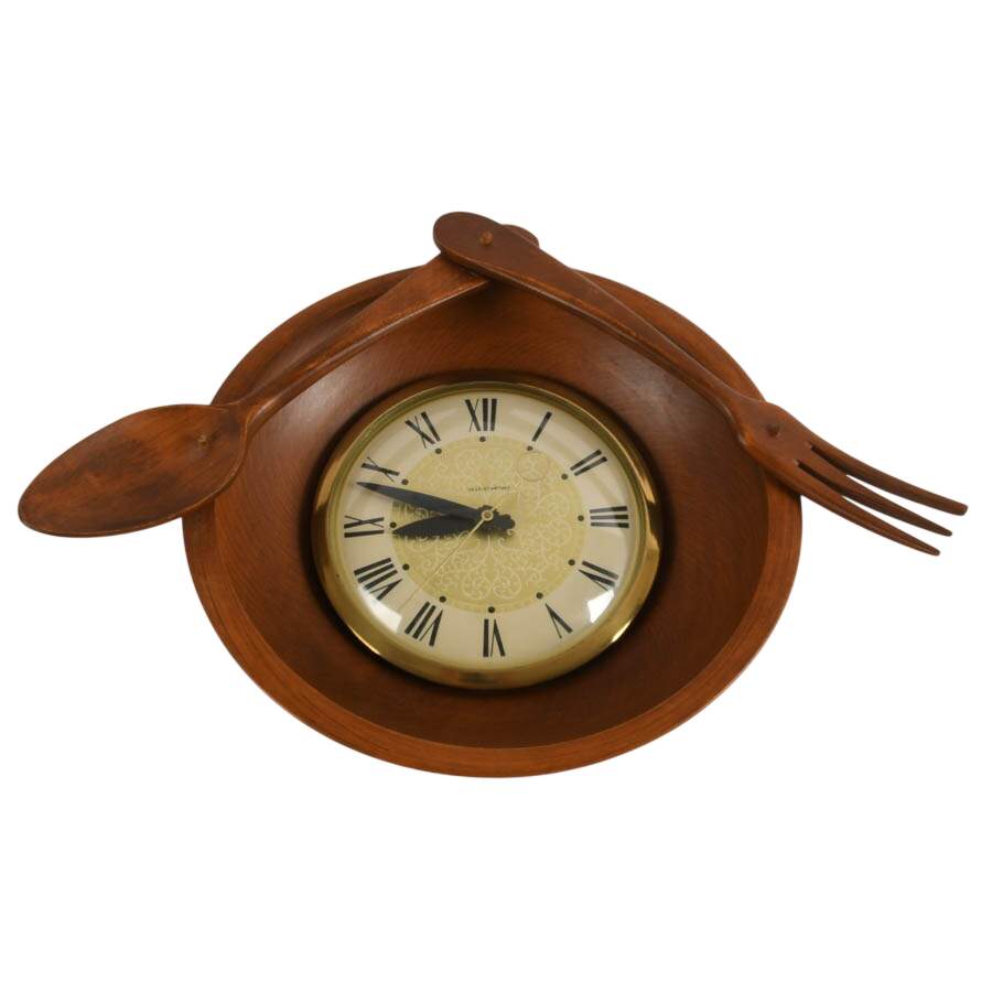 Lanshire Model T5 Wooden Kitchen Wall Clock-1
