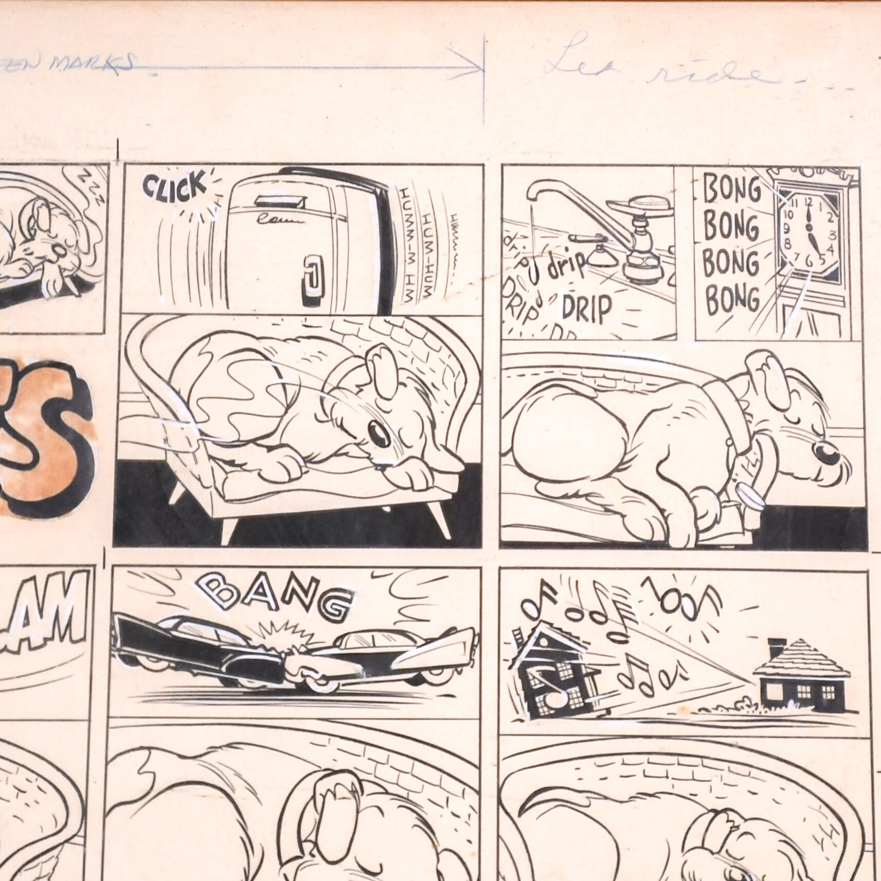 Hand-Drawn George Sixta (1909-1986) 1958 "Rivets" Comic Strip-10