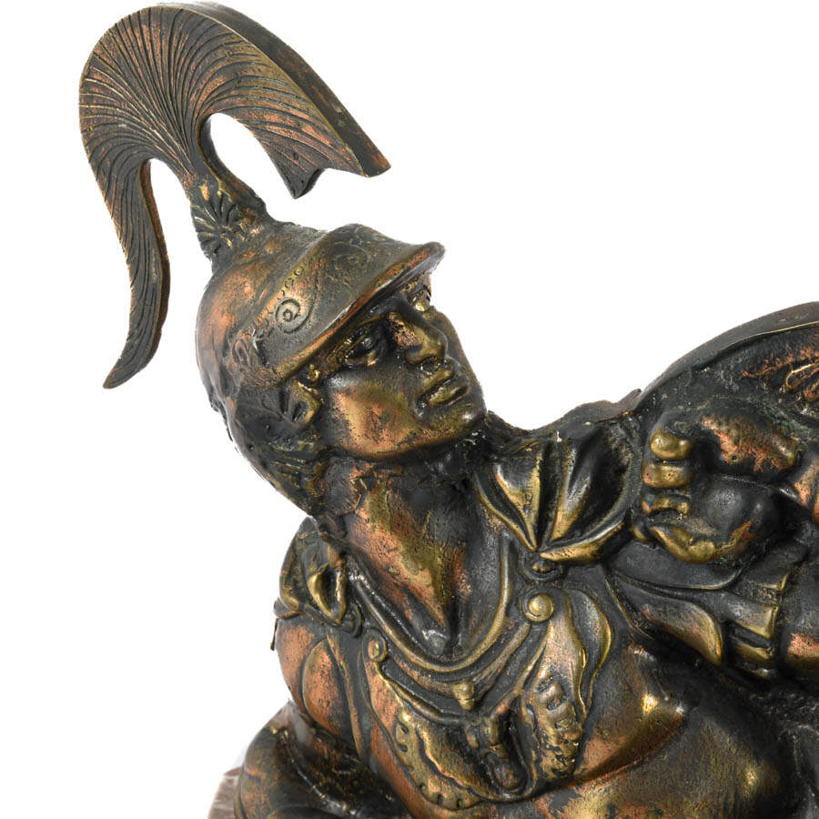 Achilles Greek Warrior Metal Statue-5