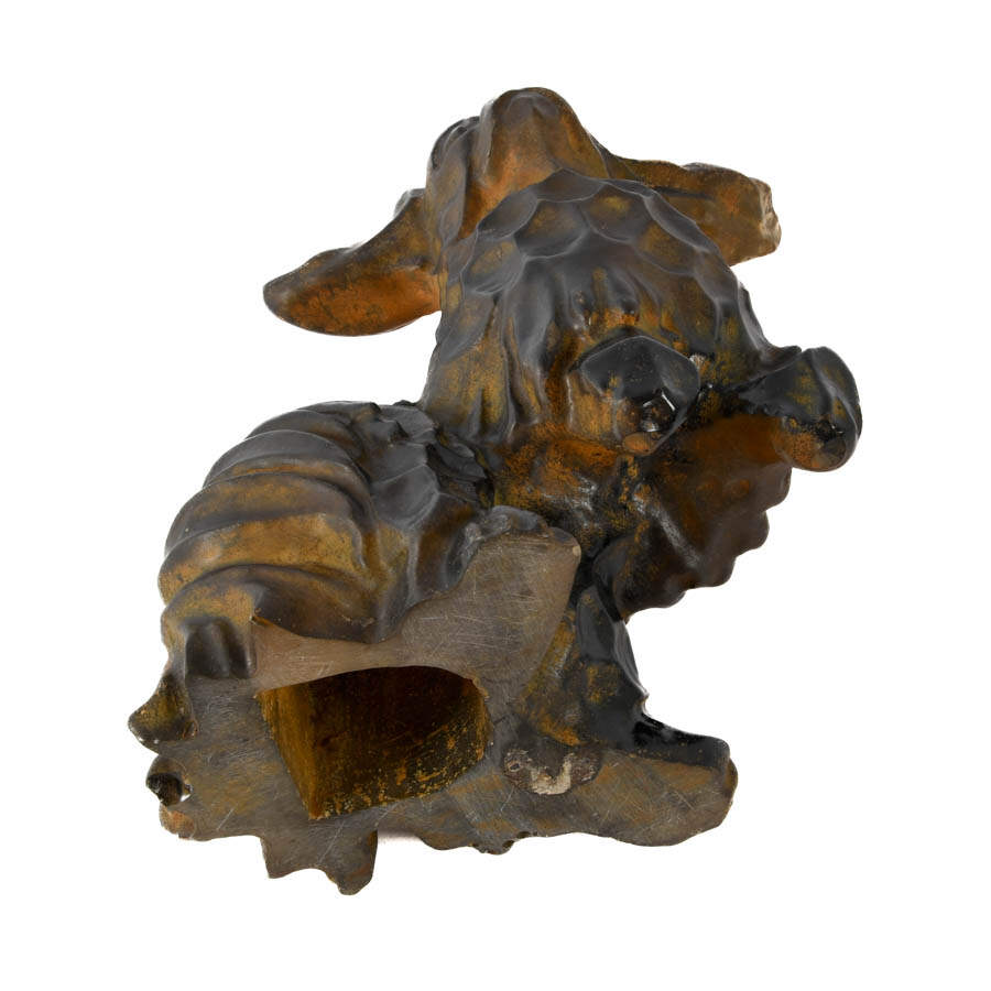 Mid-Century Modern Lucite Dog Sculpture-7