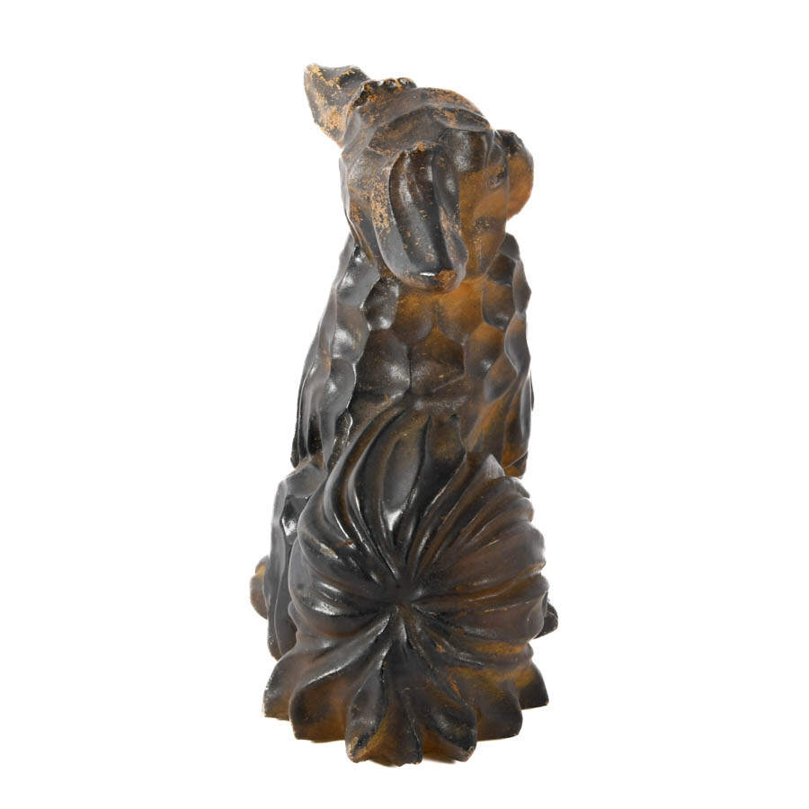 Mid-Century Modern Lucite Dog Sculpture-6
