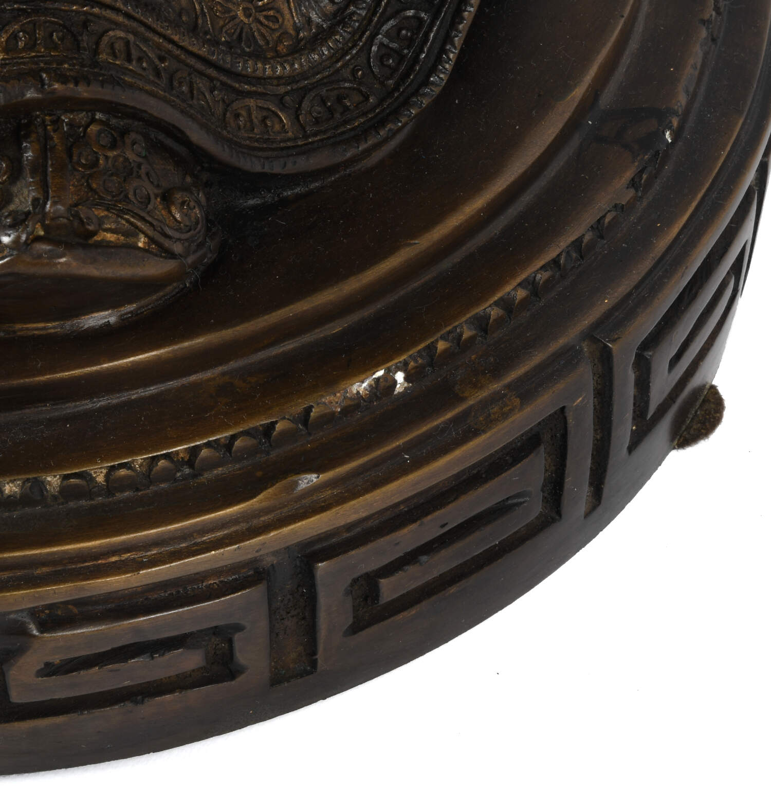 Pair of Large Bronze Chinese Wisemen-5