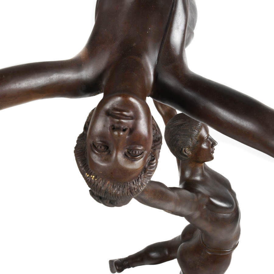 Bronze Sculpture Dancing Couple-6