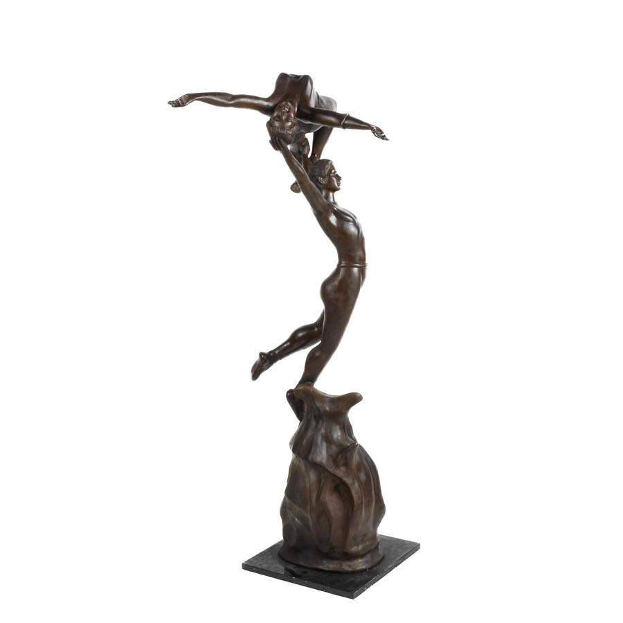 Bronze Sculpture Dancing Couple-5