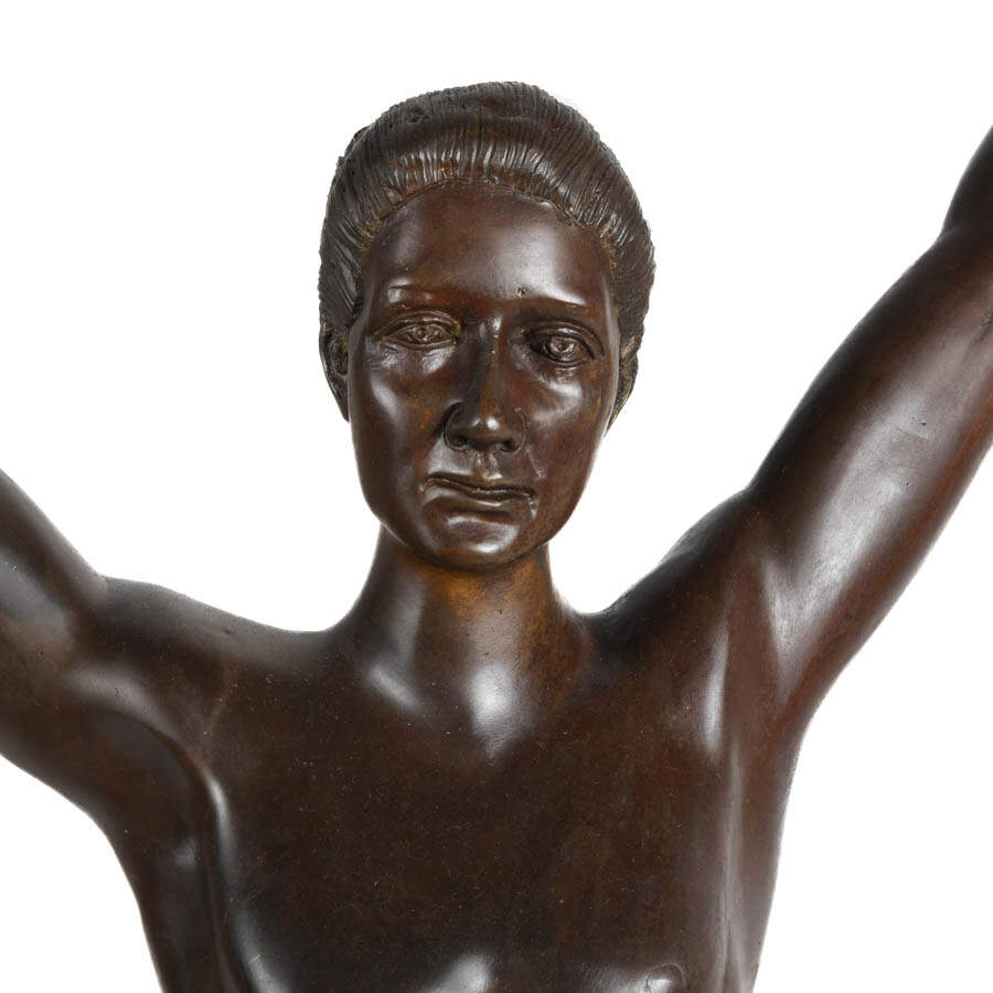 Bronze Sculpture Dancing Couple-4