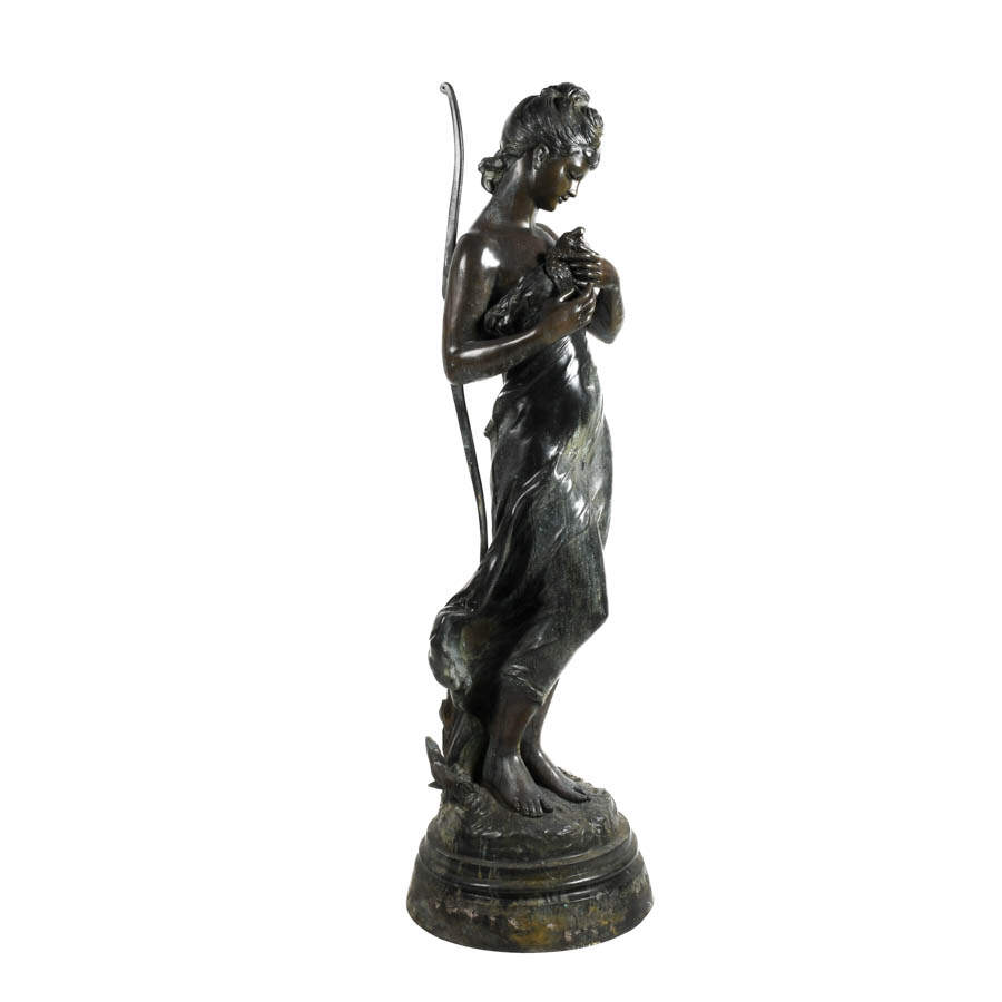 Bronze Goddess Diana Statue-5