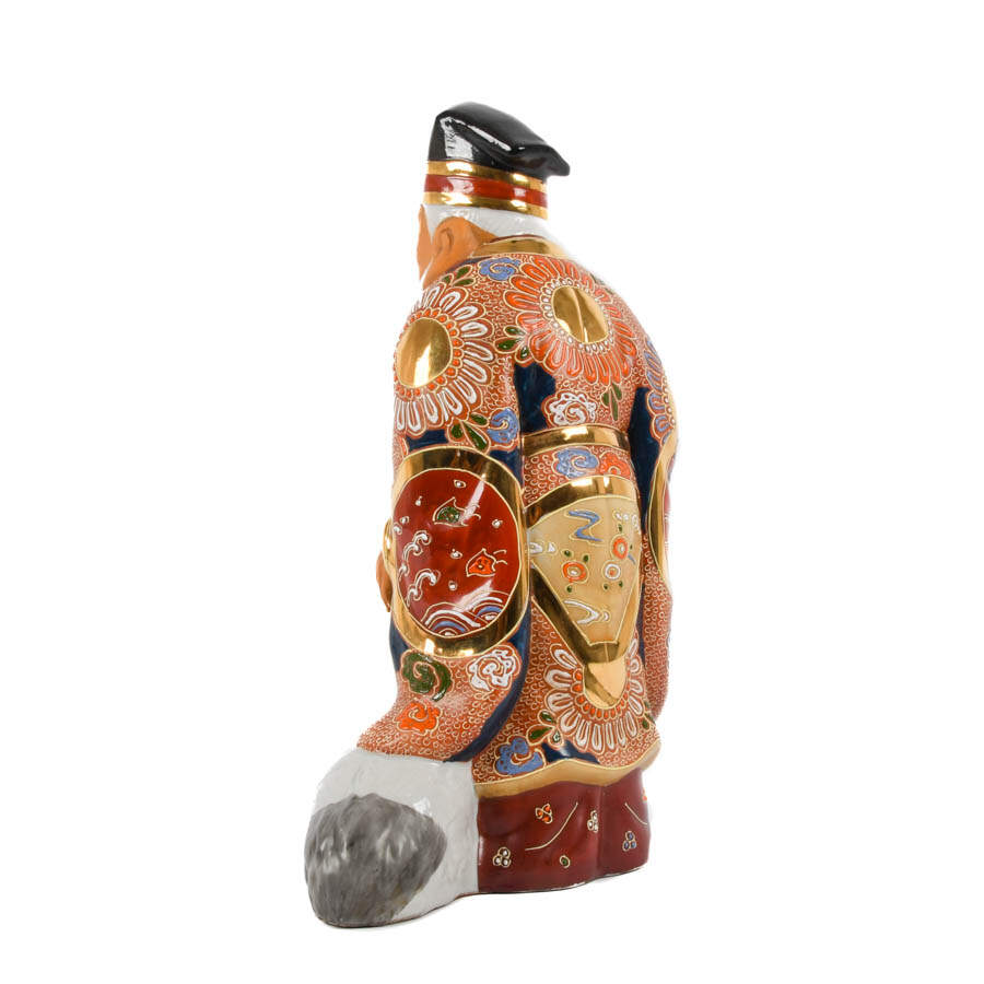 Japanese Kutani Ware Jurojin Figurine-5
