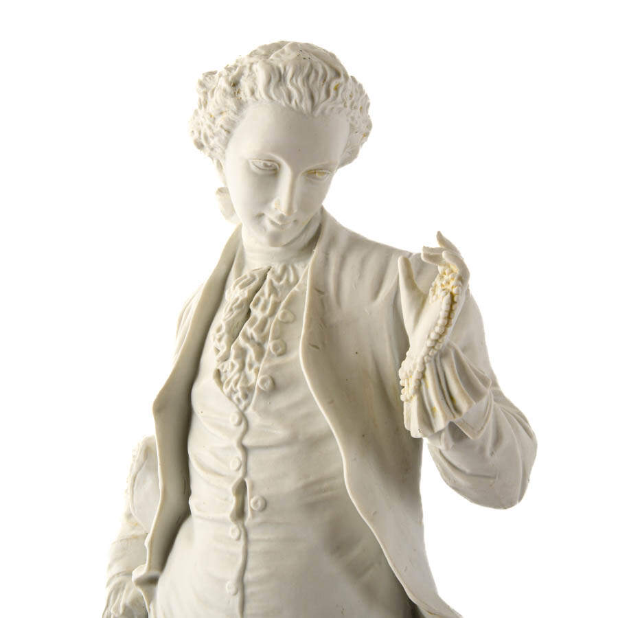 Antique Pair of Continental Porcelain Figurines-7