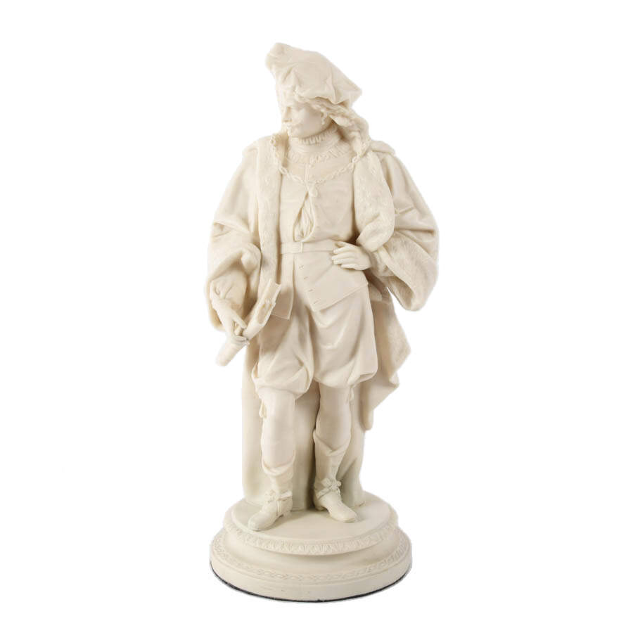 Antique Parian Ware Figure of Rembrandt-1