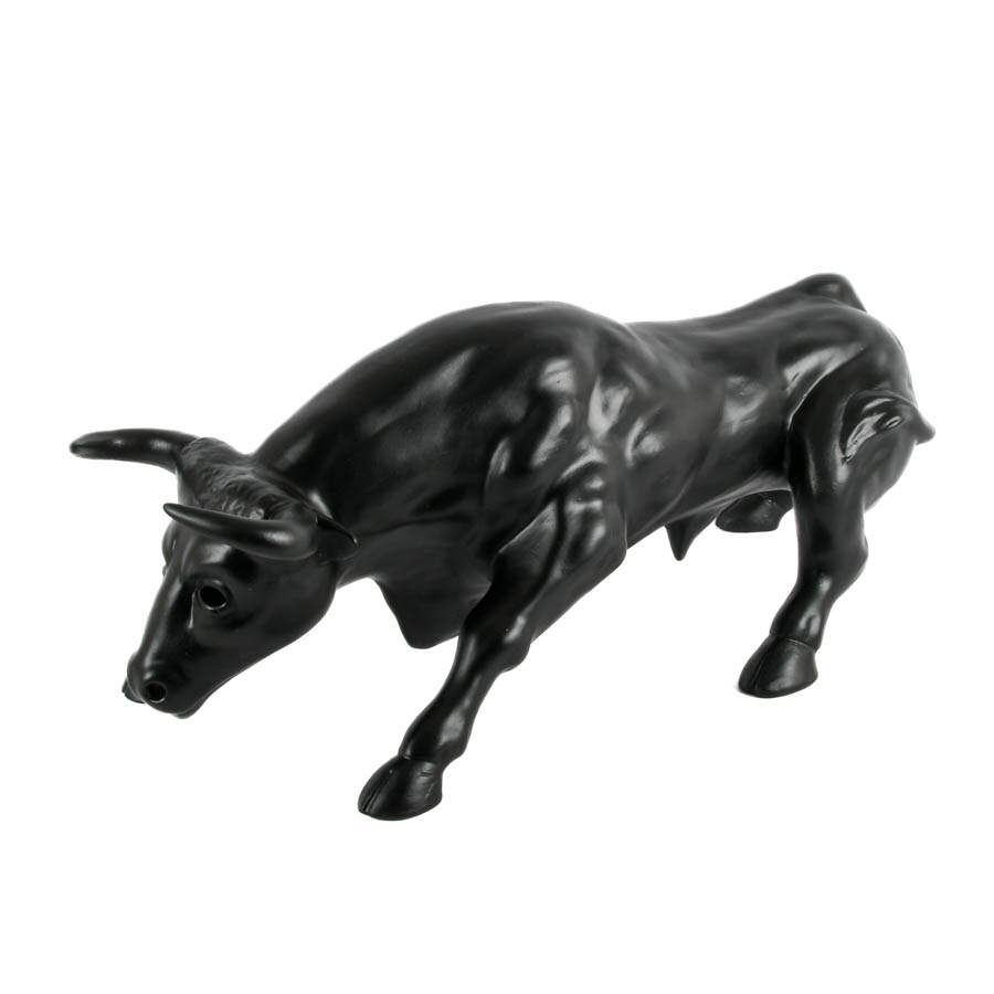 Leroy Benjamin Mid-Century Modern Ceramic "Toro Bull" Sculpture-2