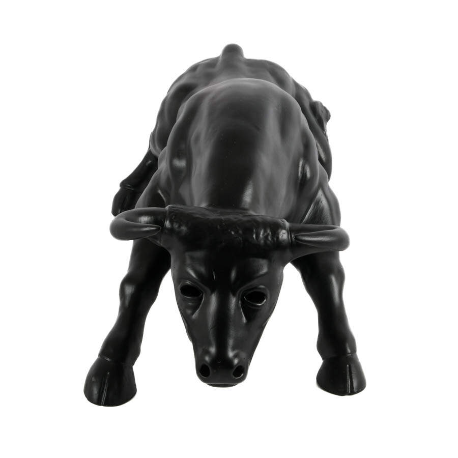 Leroy Benjamin Mid-Century Modern Ceramic "Toro Bull" Sculpture-1