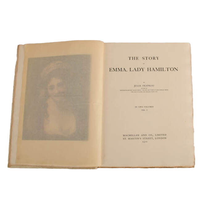 Story of Emma, Lady Hamilton, In Two Volumes Published by Macmillian & Co.-7