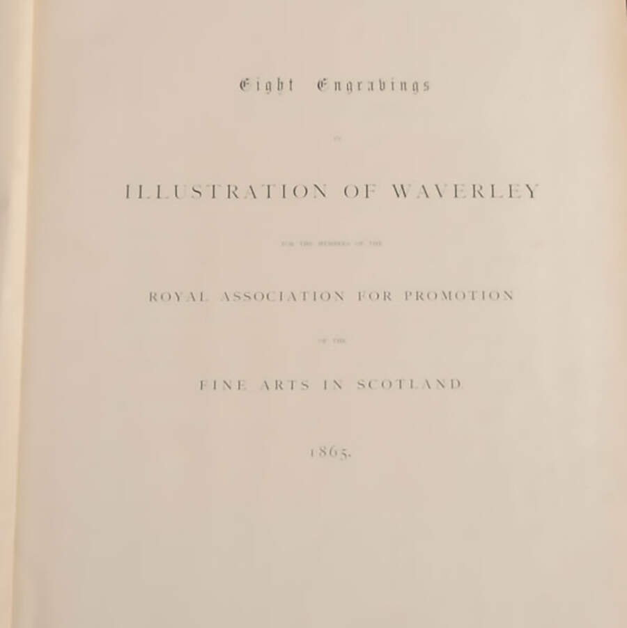 Waverley for the Members of the Royal Associations for Promotion Fine Arts-2