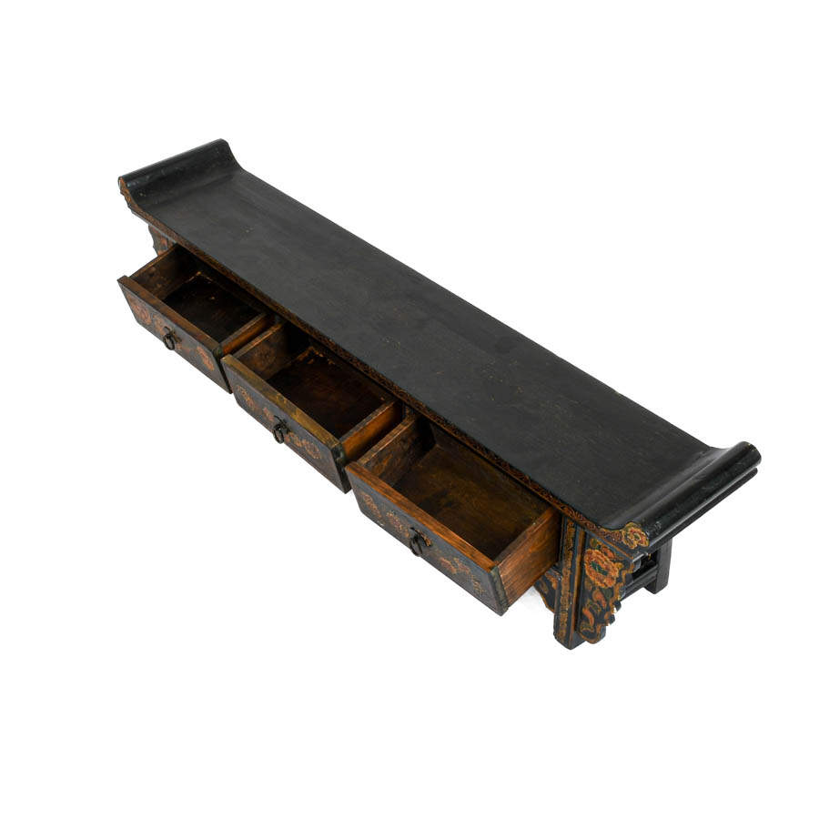 Chinese Wood Altar Cabinet-4