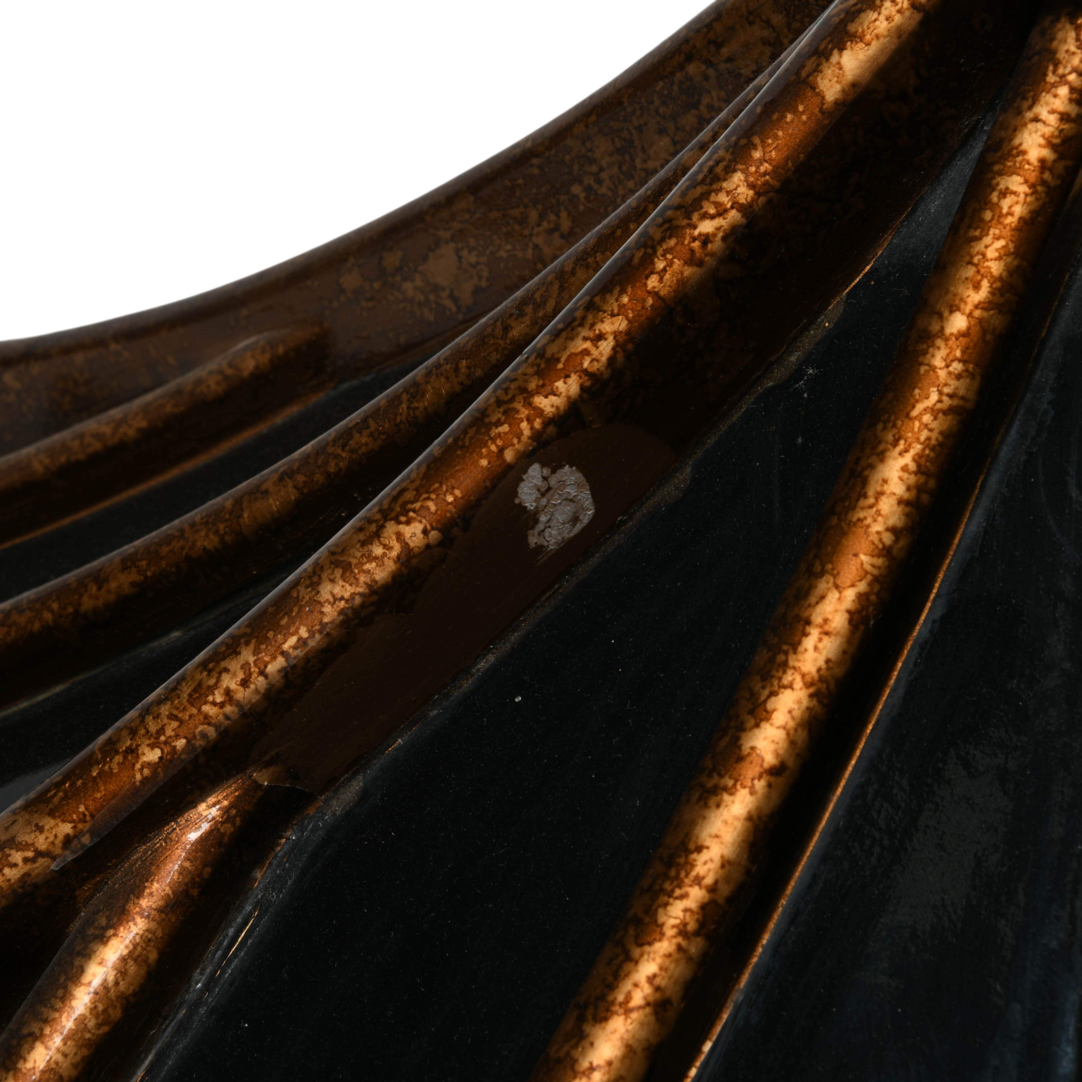 Chinese Black Lacquered Corner Display Cabinet-11
