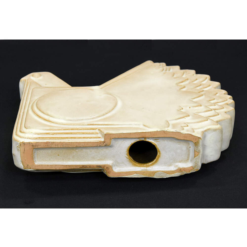 Alessio Tasca Circa 1970s Ceramic Post Modernist Hen Sculpture-8