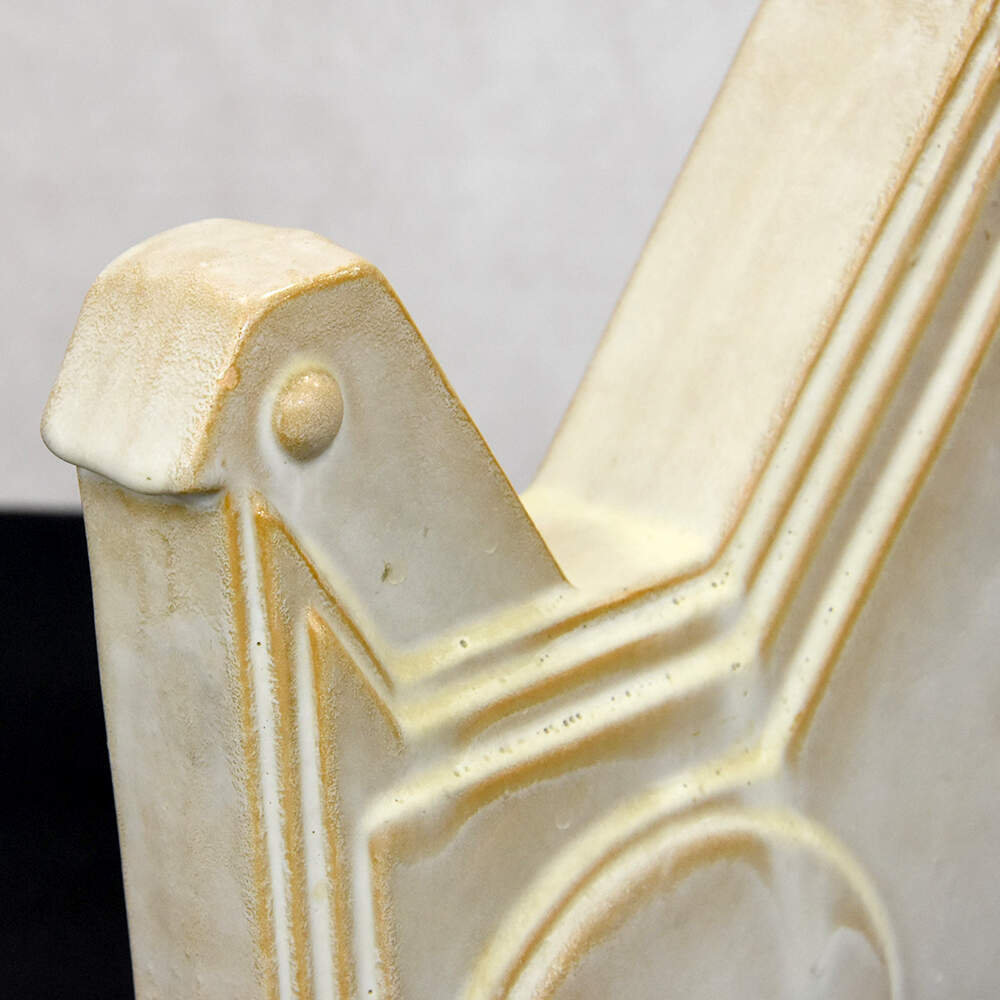 Alessio Tasca Circa 1970s Ceramic Post Modernist Hen Sculpture-7