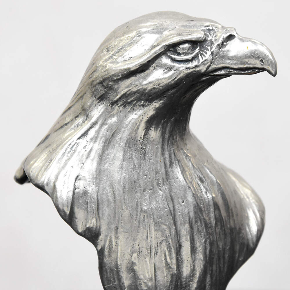Aurora Limited Release "Regal Splendor" Bronze and Marble Eagle Statue-5
