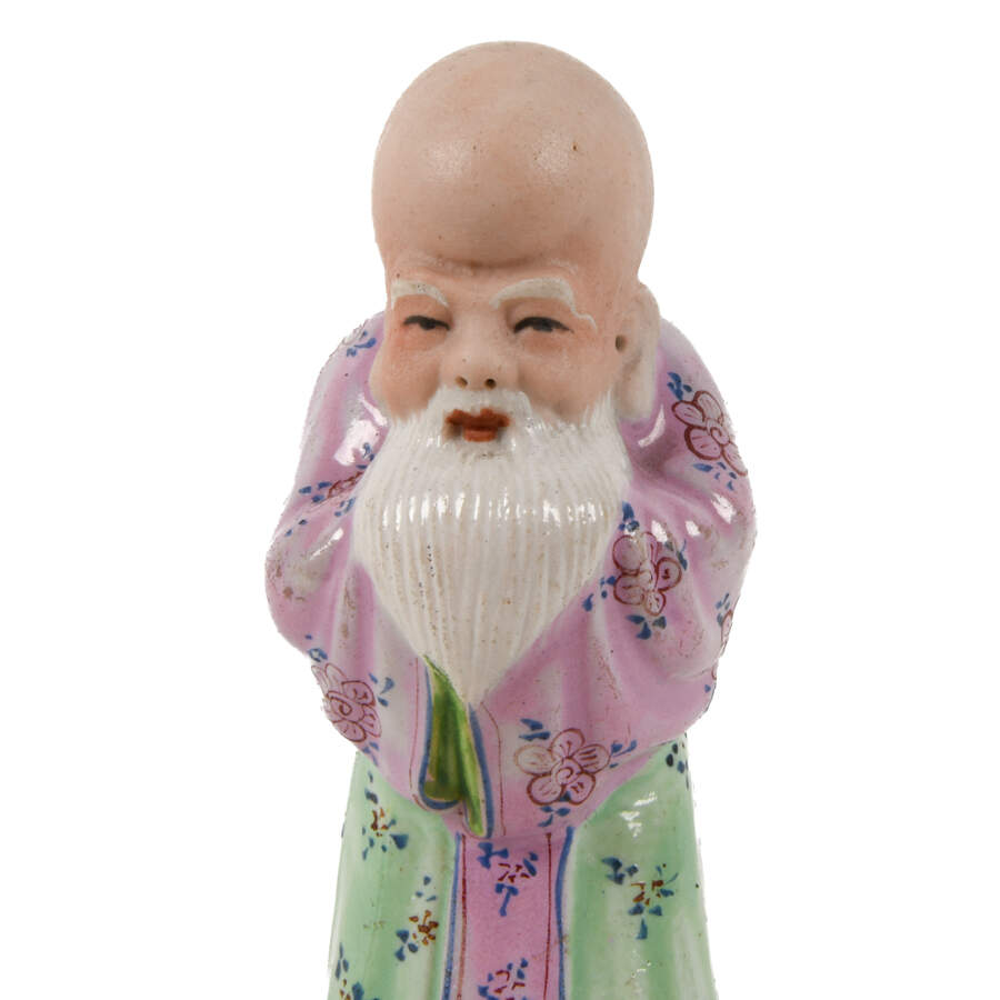 Group of Asian Pottery Spiritual Figurines-4