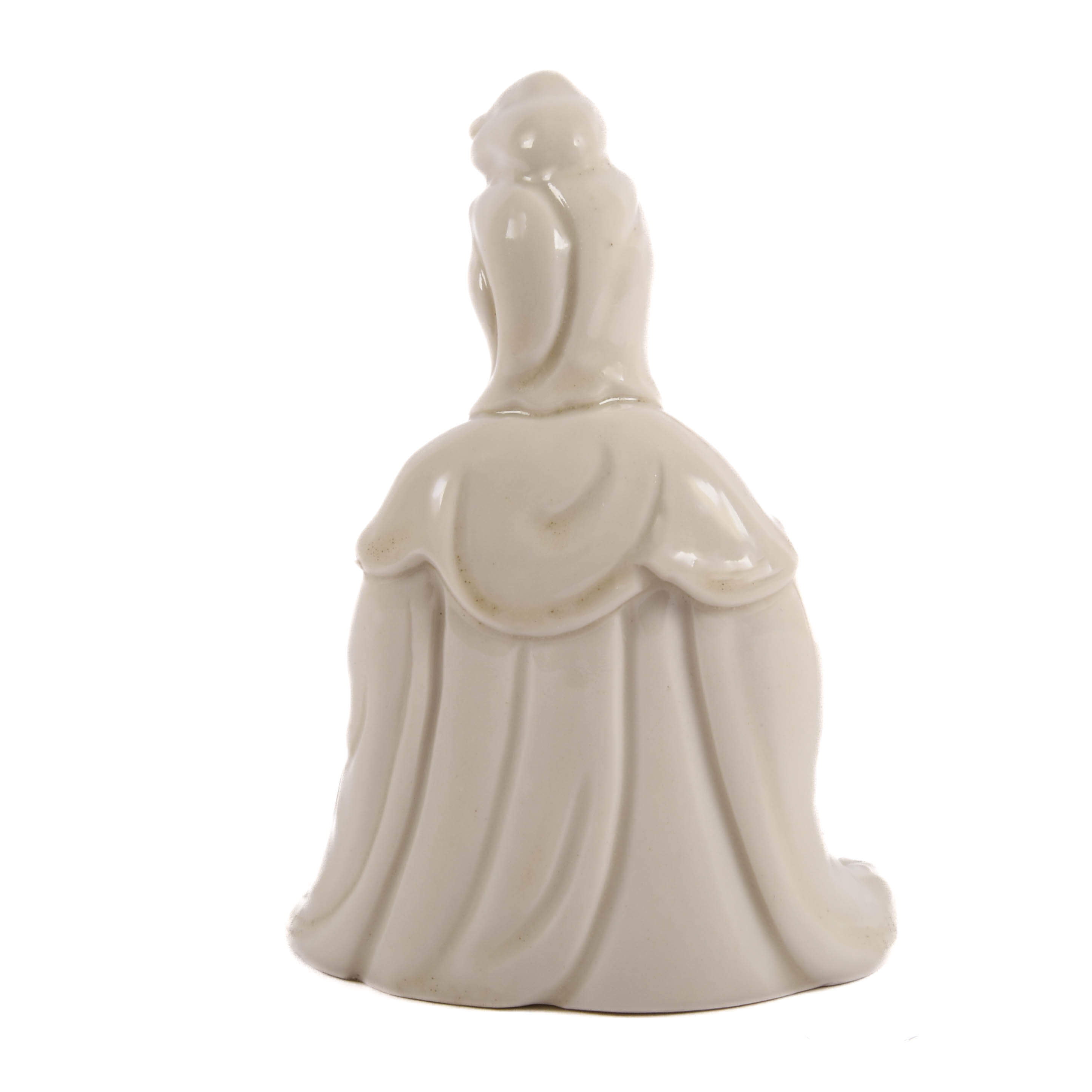 Blanc De Chine Seated Guan Yin Statue-4
