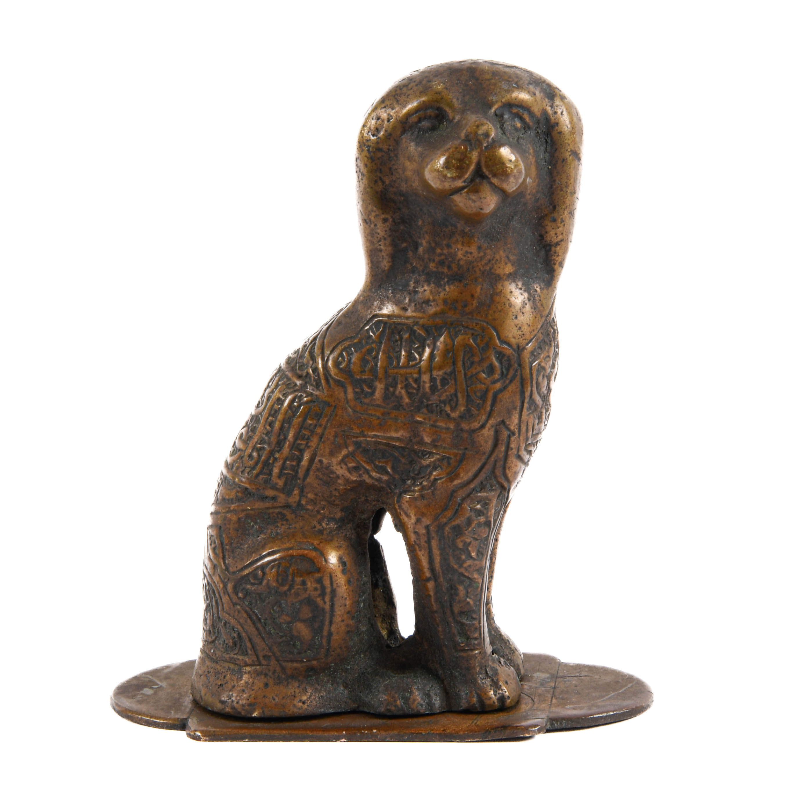 Bronze Miniature Dog Statue-1