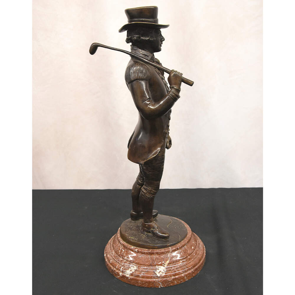 "Golf 1744" Cast After David Annand's "Statue of John Rattray" Bronze-4