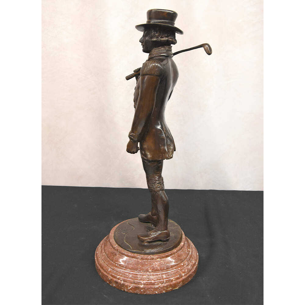 "Golf 1744" Cast After David Annand's "Statue of John Rattray" Bronze-2
