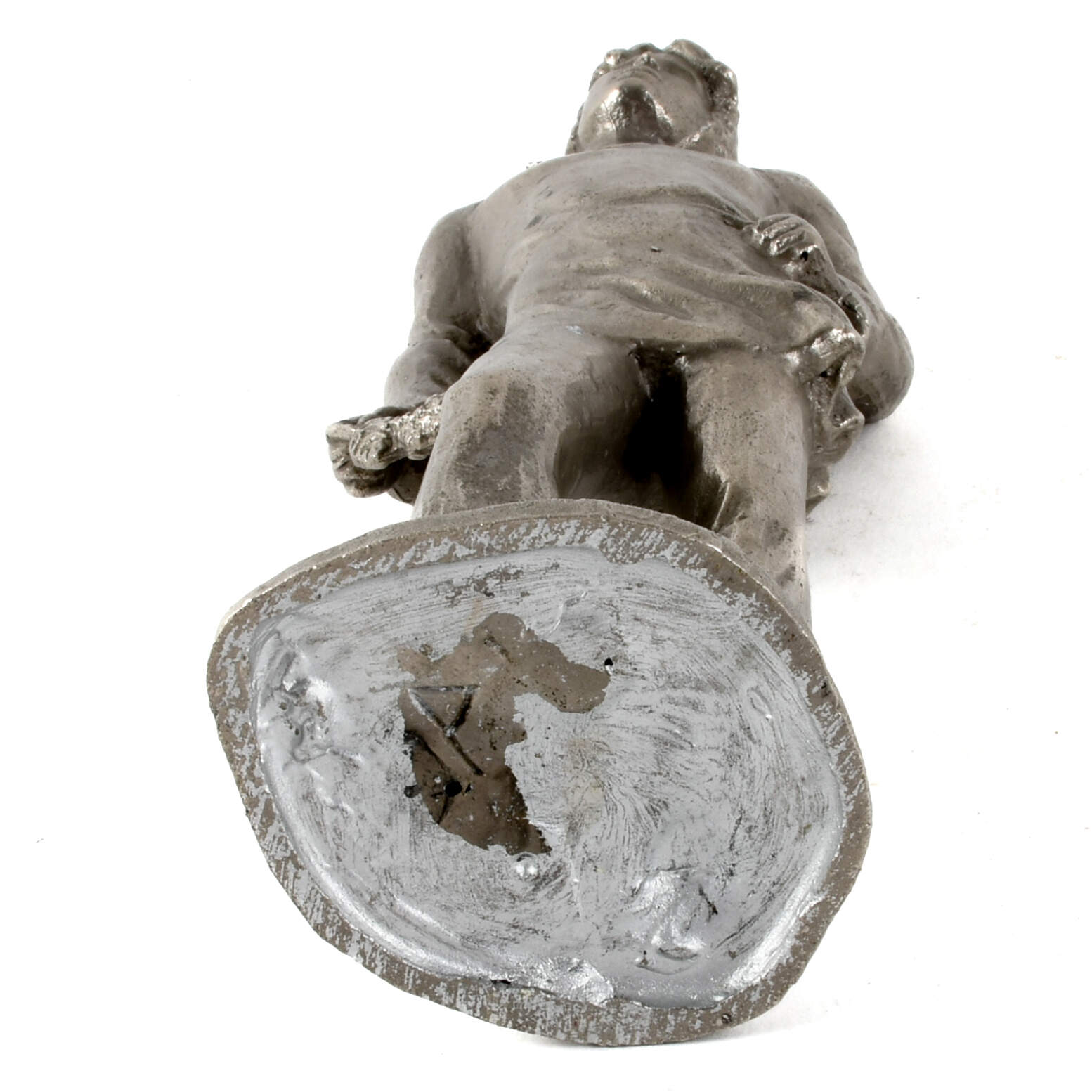 Mixed Metal Barefoot Young Man-7