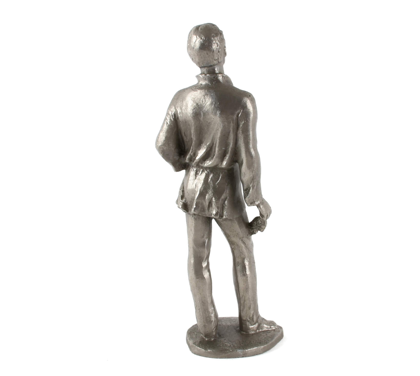 Mixed Metal Barefoot Young Man-4