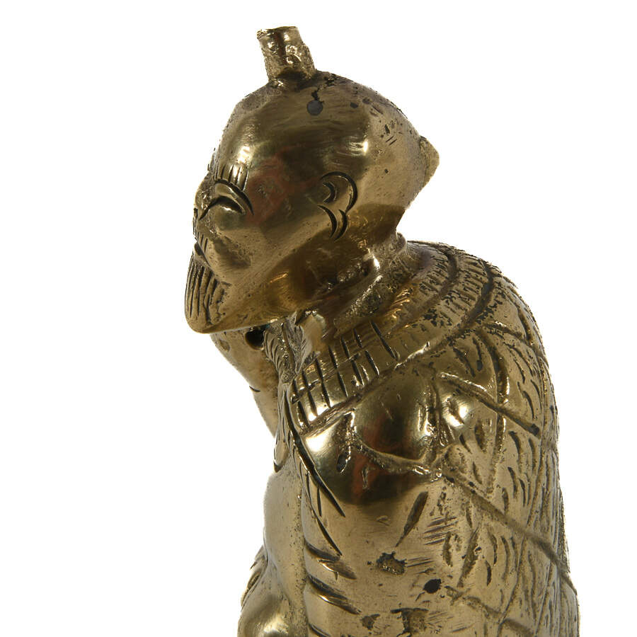 Antique Metal Figurine of Asian Man-8