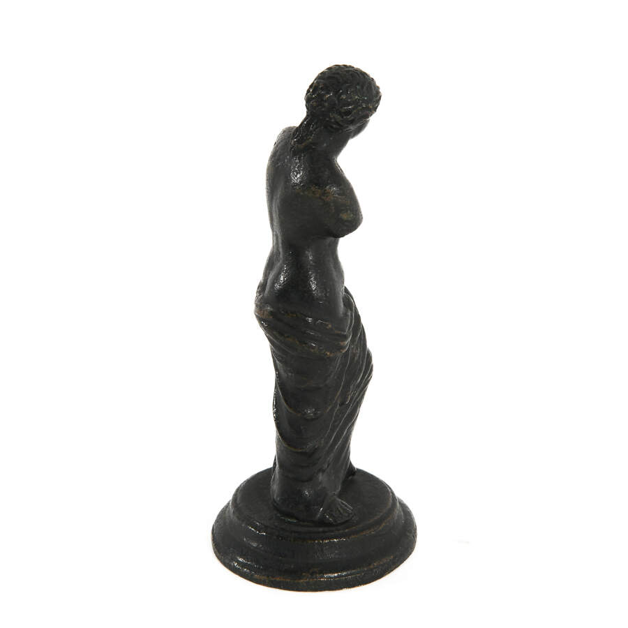 Miniature Metal Venus de Milo Sculpture-4