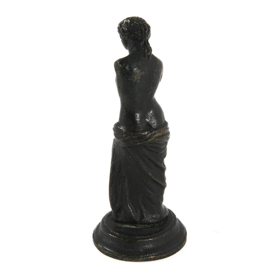 Miniature Metal Venus de Milo Sculpture-3