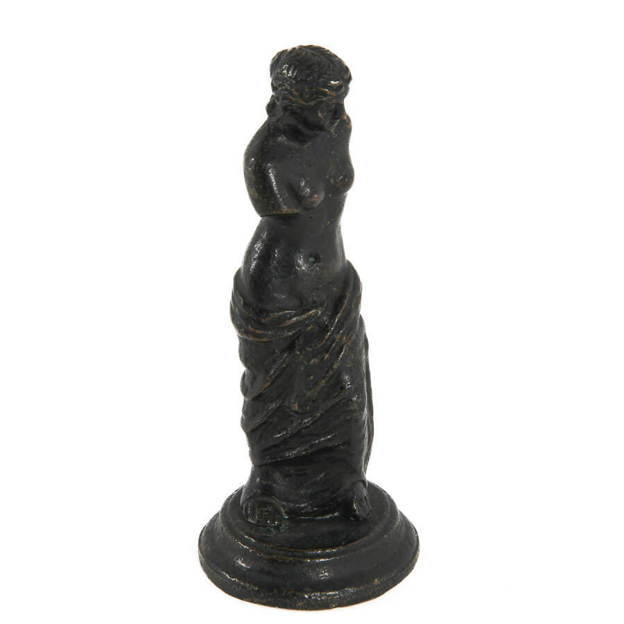 Miniature Metal Venus de Milo Sculpture-1