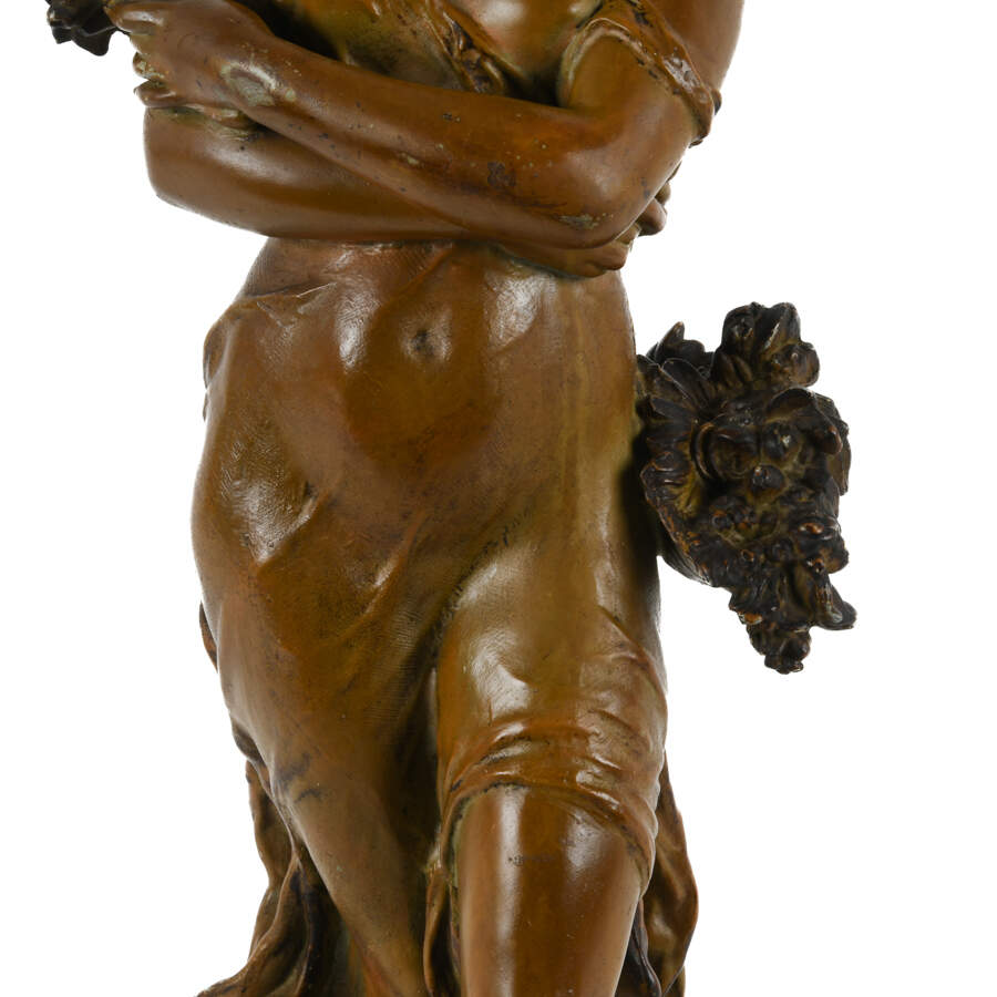 French "Le Printemps" Sculpture After Hippolyte Francois Moreau-7