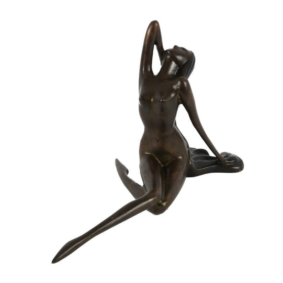 Reclining Bronze Nude Sculpture-5