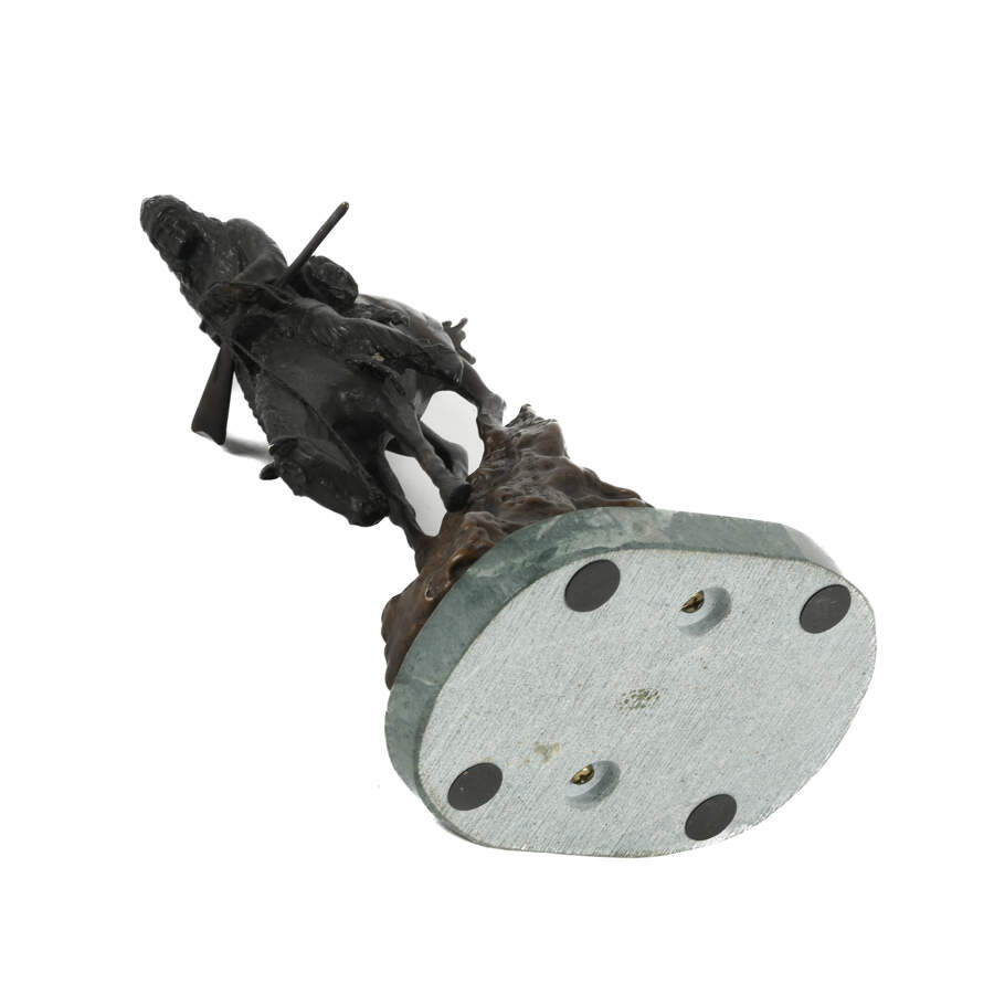 Bronze "The Mountain Man" Statue After Frederic Remington-9