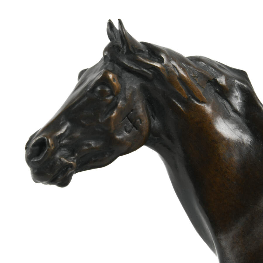 T. D. Kelsey Bronze Mare and Foal Bronze on Mable Base-6