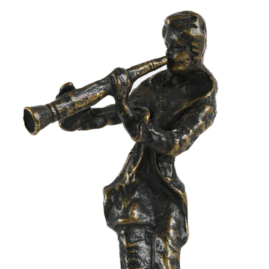 Group of Three GATCO Brass Jazz Player Statues-12