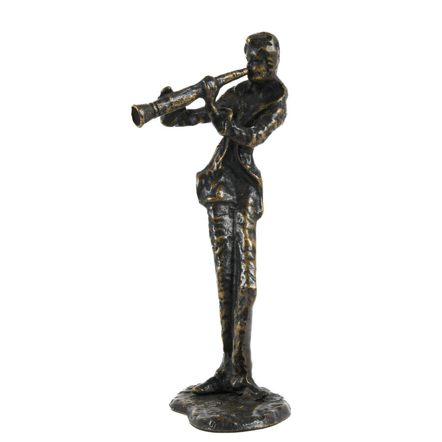 Group of Three GATCO Brass Jazz Player Statues-11