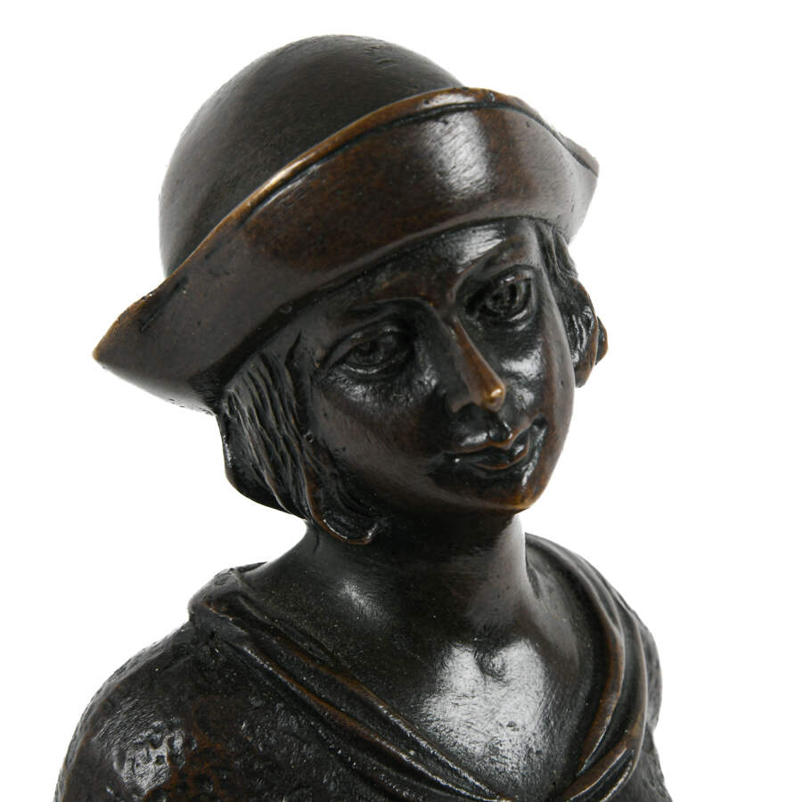 Antique "The Scholarly Woman" on Base After Demétre Chiparus-9