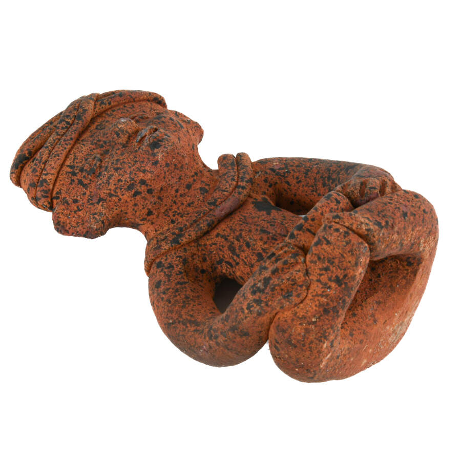 Speckled Pre-Columbian Terracotta Tribal Figurine-2