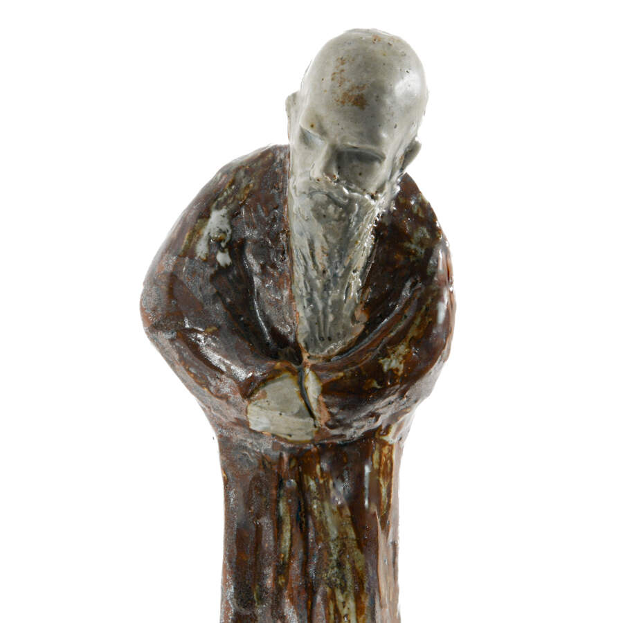 Chinese Pottery Figure of a Wiseman-5