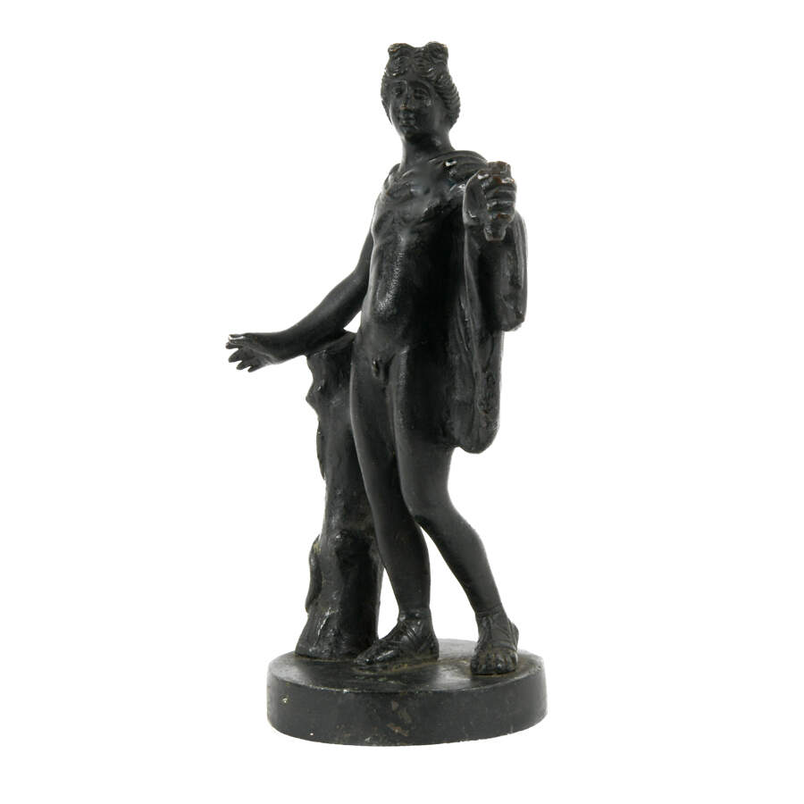 Antique Miniature Grand Tour Apollo del Belvedere Figure-2